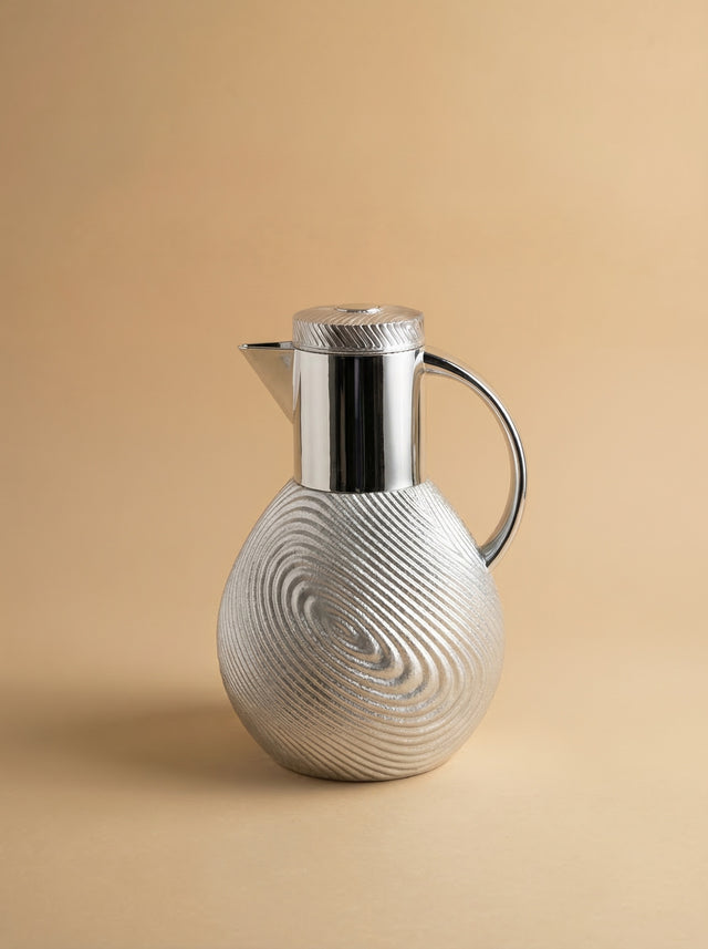 Textured Glass Carafe — Sculpted Form