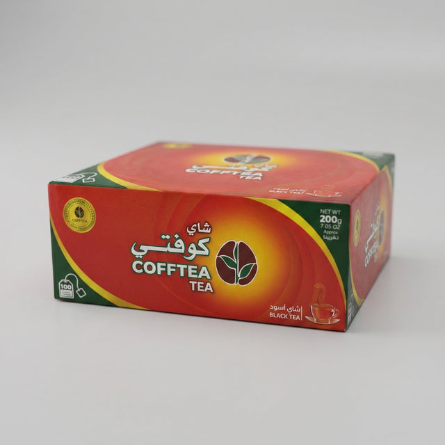 Cofftea Black Tea Bags – 100 Premium Tea Bags (2g Each)