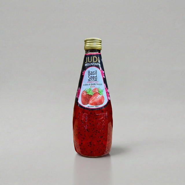 Strawberry Basil Seed Juice