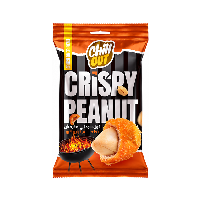 Chill Out Crispy Peanut — BBQ on a white background