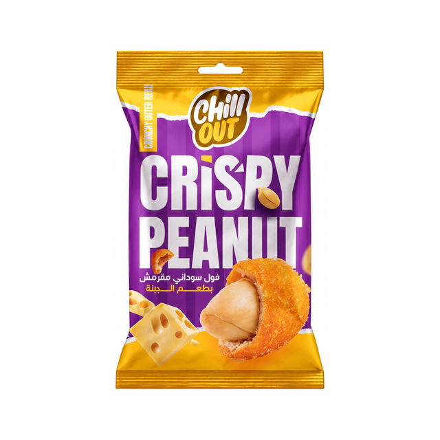 Chill Out Crispy Peanut — Cheese on a white background