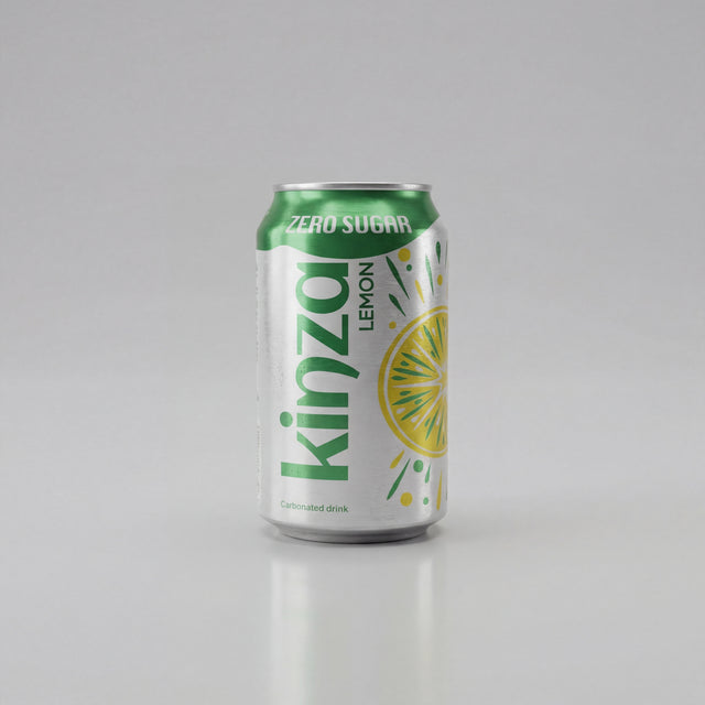 Zero-Sugar Lemon Kinza Soft Drink