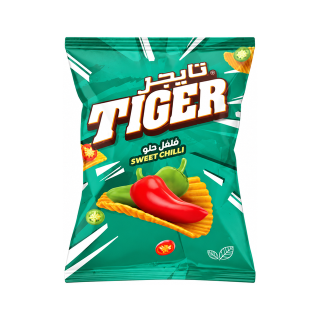 Tiger Mega Chips — Sweet Chilli on a white background